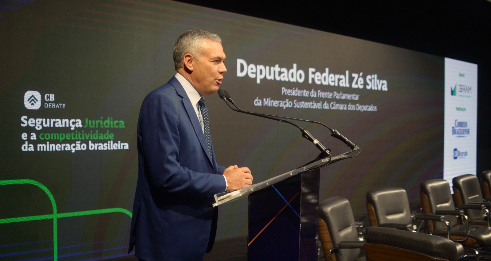 Presidente da FPMin participa de debate no Correio Braziliense e critica a falta de investimentos na ANM 